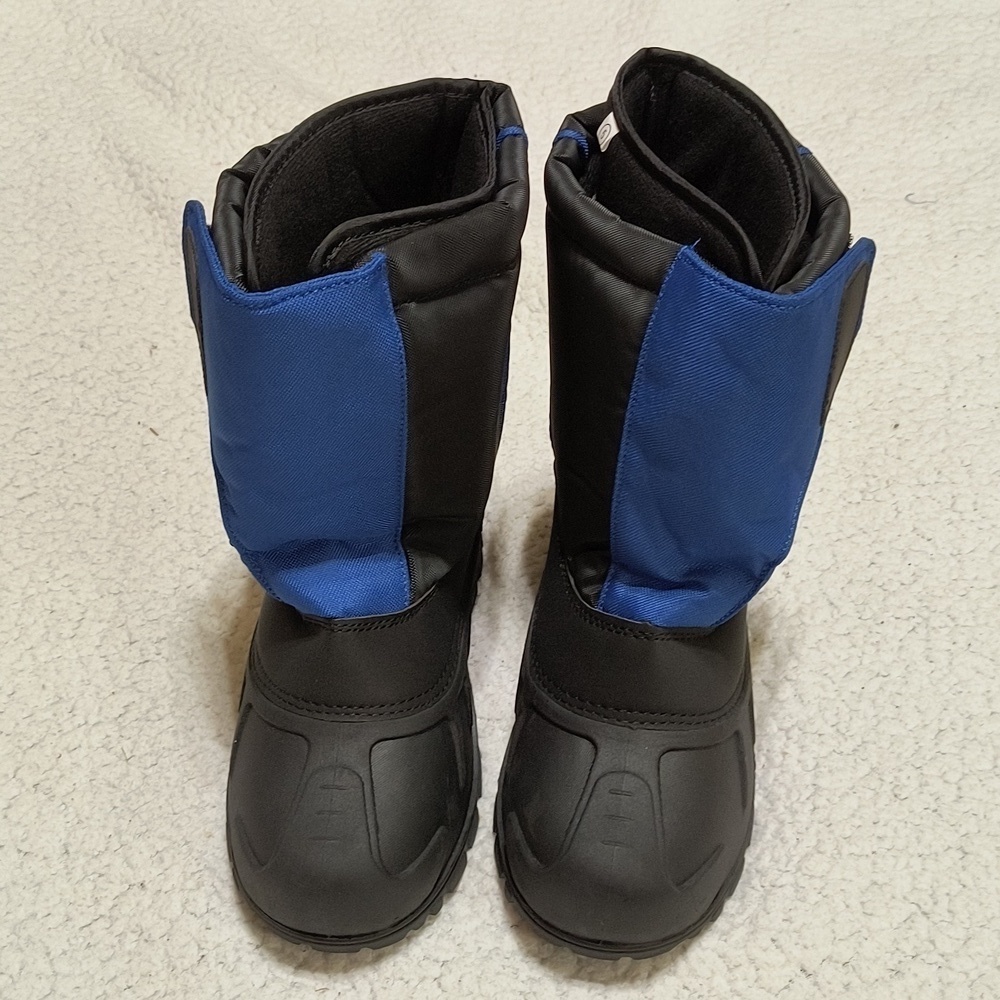 NWT Blue/Black Youth Itasca Snow Cat Winter Boots Size 5 - Picture 2 of 9